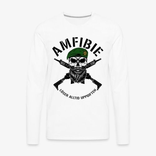 AMFIBIE - Korslagda Ak 5C - Långärmad premium-T-shirt herr