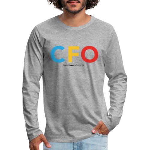 CFO Collection by made4families (rot/schwarz) - Männer Premium Langarmshirt