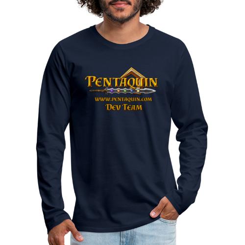 Pentaquin Logo DEV - Männer Premium Langarmshirt