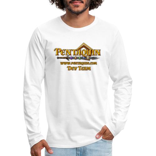 Pentaquin Logo DEV - Männer Premium Langarmshirt