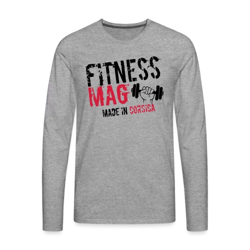 Fitness Mag made in corsica 100% Polyester - T-shirt manches longues Premium Homme