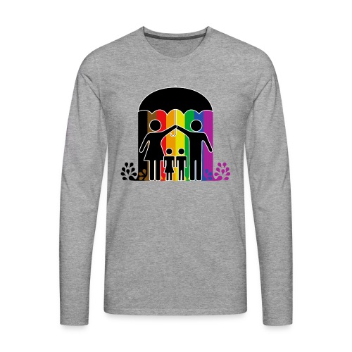 Pride umbrella 2 - Långärmad premium-T-shirt herr