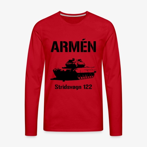 ARMÉN - Stridsvagn 122 - Långärmad premium-T-shirt herr