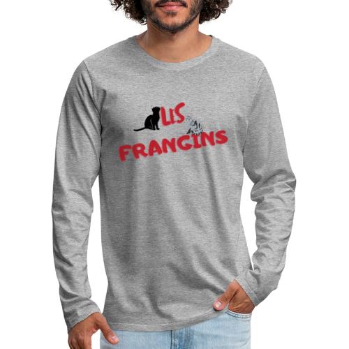 Les Frangins en toutes lettres - T-shirt manches longues Premium Homme