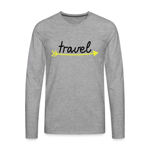 Travel - Männer Premium Langarmshirt