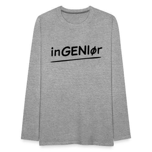 inGENIør - Premium langermet T-skjorte for menn