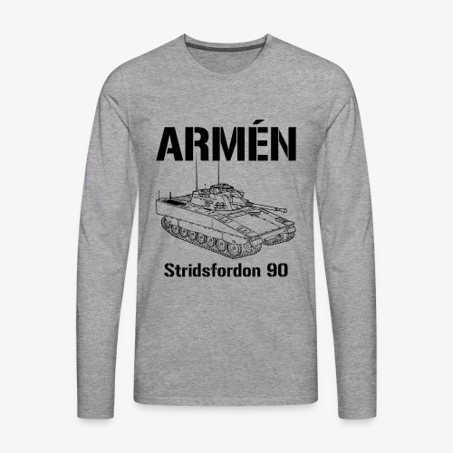 Armén Stridsfordon 9040 - Långärmad premium-T-shirt herr
