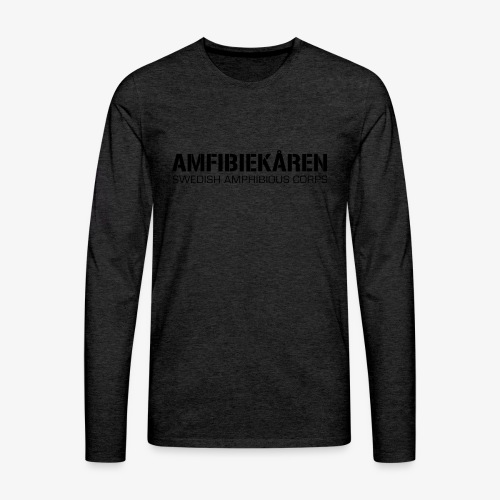 Amfibiekåren -Swedish Amphibious Corps - Långärmad premium-T-shirt herr