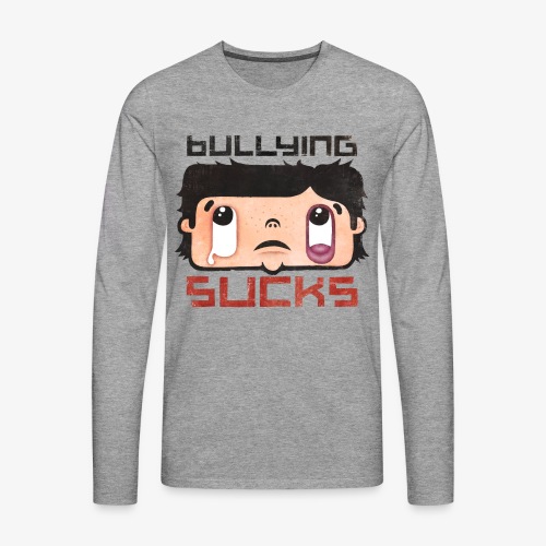 Bullying sucks - Miesten premium pitkähihainen t-paita