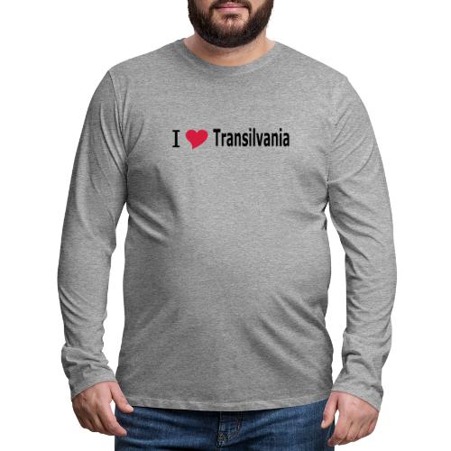 I love Transilvania - Transylvania - Siebenbürgen - Männer Premium Langarmshirt