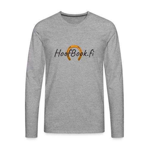 hb-logo - Miesten premium pitkähihainen t-paita