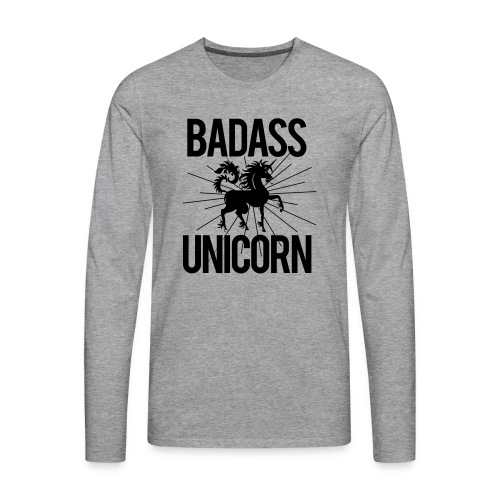 Badass Unicorn - Men's Premium Longsleeve Shirt