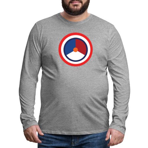 Nederland logo - Mannen Premium shirt met lange mouwen