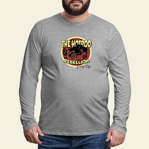 hotrod rebellion - Herre premium T-shirt med lange ærmer