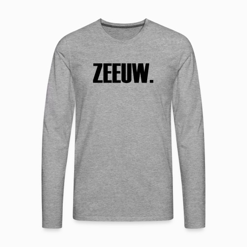 ZEEUW - Lekker Zeeuws - Mannen Premium shirt met lange mouwen