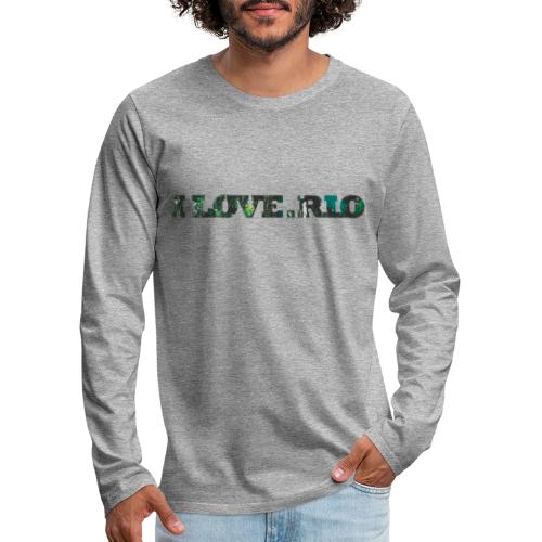 ILOVE.RIO TROPICAL N ° 3 - Men's Premium Longsleeve Shirt