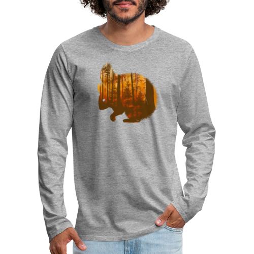 egern - Herre premium T-shirt med lange ærmer