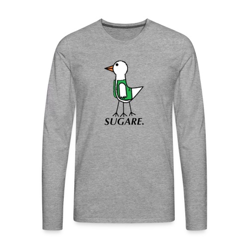 SUGARE. huppari - Miesten premium pitkähihainen t-paita