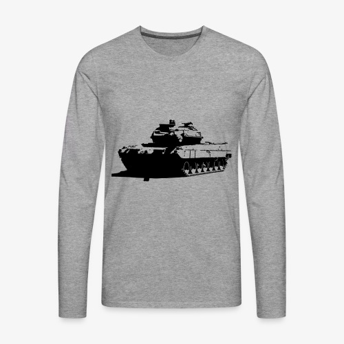 Leopard 2 Kampfpanzer - Stridsvagn 122 - Långärmad premium-T-shirt herr