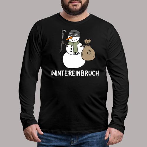 Wintereinbruch - Männer Premium Langarmshirt