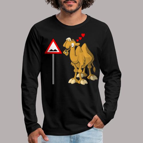 Kamel verliebt - Männer Premium Langarmshirt