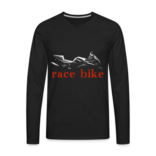 Race bike - Männer Premium Langarmshirt