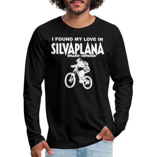 I found my love in Silvaplana, Mountainbiking - Männer Premium Langarmshirt