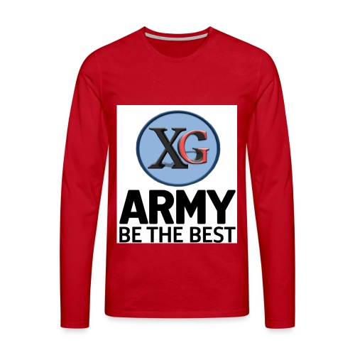 xg-logo-army - Men's Premium Longsleeve Shirt
