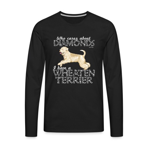 Wheaten Terrier Diamonds 4 - Men's Premium Longsleeve Shirt