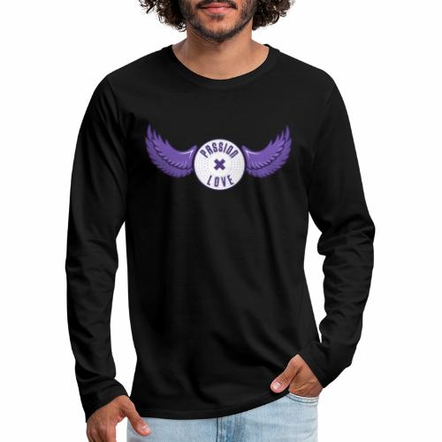 Passion x Love (Purple/Lilac) - Men's Premium Longsleeve Shirt