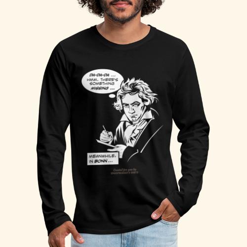 Beethoven beim Komponieren - Männer Premium Langarmshirt
