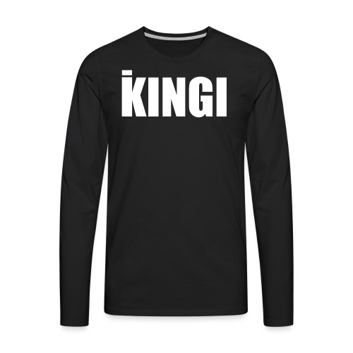 iKINGI - Miesten premium pitkähihainen t-paita