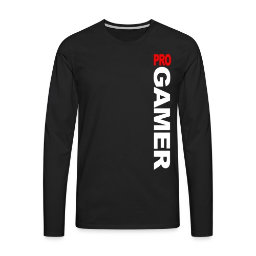 Pro Gamer (weiss) - Männer Premium Langarmshirt