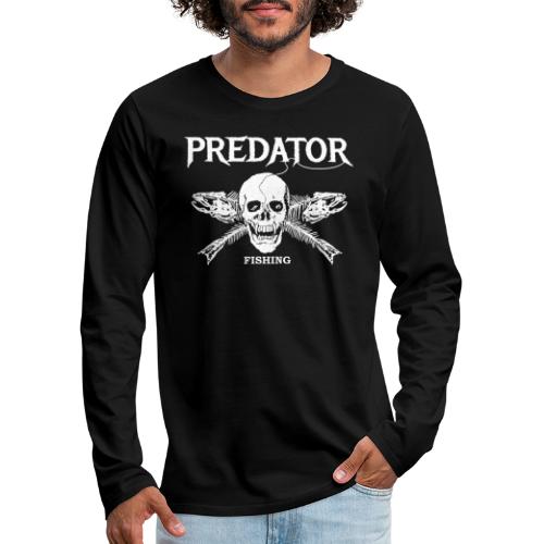 Predator Fishing T-Shirt - Männer Premium Langarmshirt