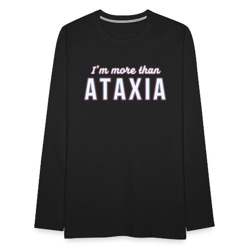Mer än Ataxi - Långärmad premium-T-shirt herr