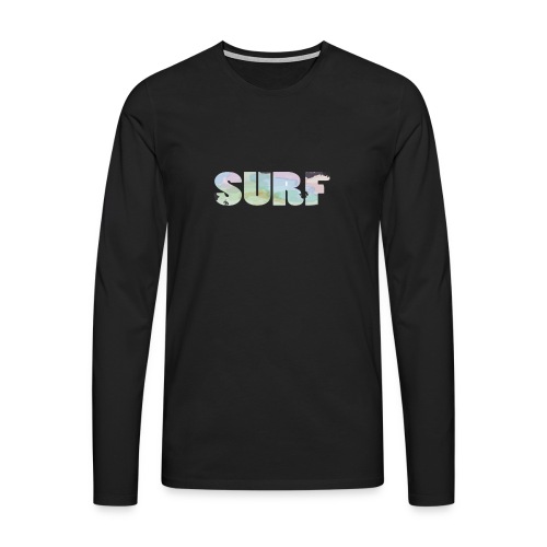 Surf summer beach T-shirt - Men's Premium Longsleeve Shirt
