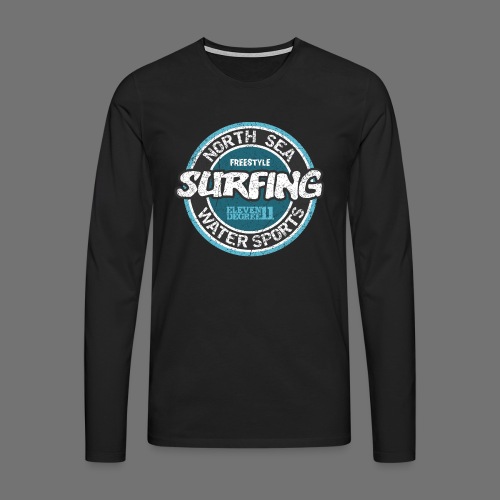Nordsjö Surfing (oldstyle) - Långärmad premium-T-shirt herr
