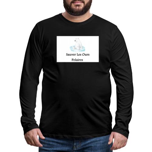 Sauver Les Ours Polaires - T-shirt manches longues Premium Homme