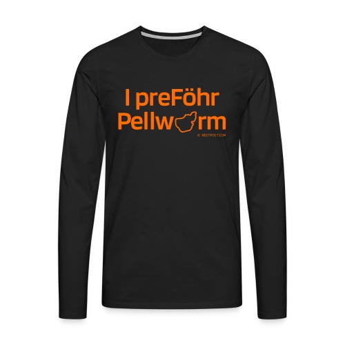 I preFÖHR Pellworm | ORANGE - Männer Premium Langarmshirt