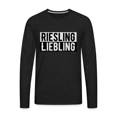 Riesling Liebling / Weintrinker / Partyshirt - Männer Premium Langarmshirt