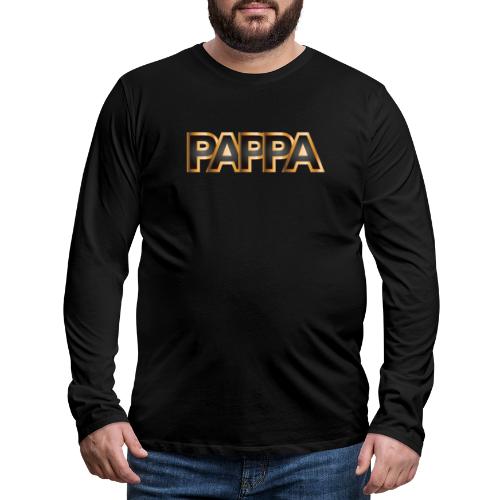 Gullpappa - Premium langermet T-skjorte for menn