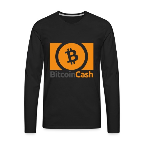 Bitcoin Cash - Miesten premium pitkähihainen t-paita