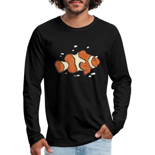 Clownfisch Aquarist Meerwasser Fisch Aquarium - Männer Premium Langarmshirt