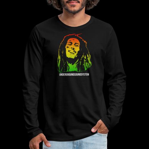 King of Reggae - Männer Premium Langarmshirt