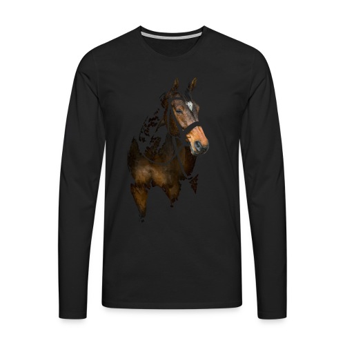 Pferd - Männer Premium Langarmshirt