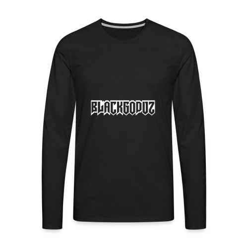 blackgodvz - Maglietta Premium a manica lunga da uomo