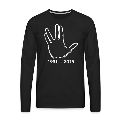 Leonard Nimoy in gedenken - Männer Premium Langarmshirt