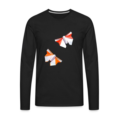 Butterflies Origami - Butterflies - Mariposas - Men's Premium Longsleeve Shirt