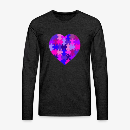 Purple Heart - Männer Premium Langarmshirt
