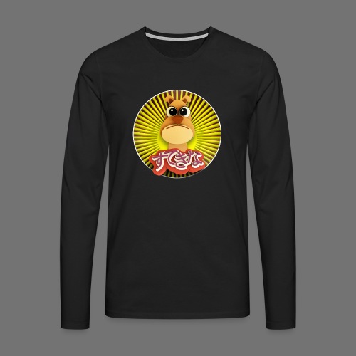 Söpö koira - Miesten premium pitkähihainen t-paita